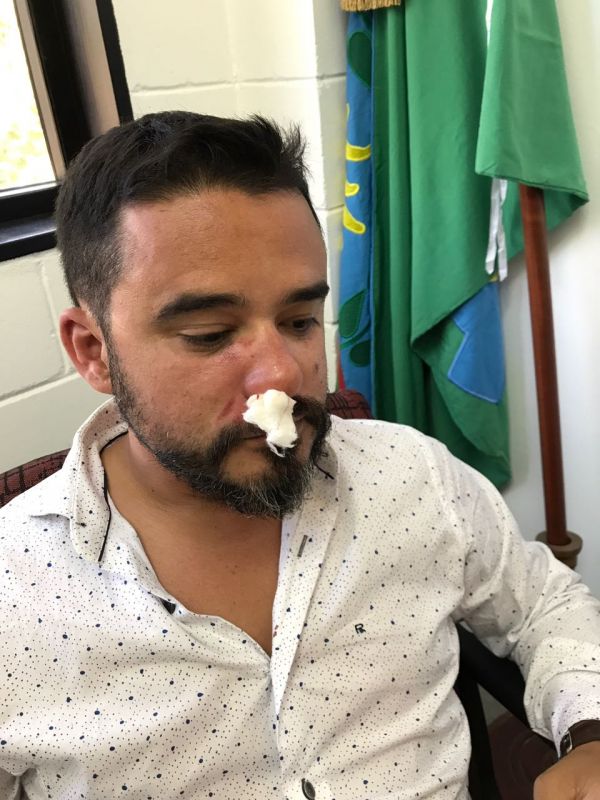 Brutal agresión a concejal de Cambiemos