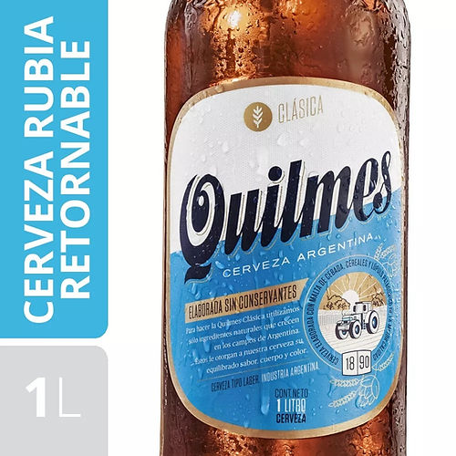Cerveza Quilmes fija el precio de un producto y canjea envases vacíos por cerveza