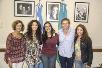 Diputadas se reunieron con la dirigente venezolana Laura Franco