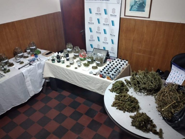 Detienen a una pareja por cultivar y vender marihuana en Ezpeleta 