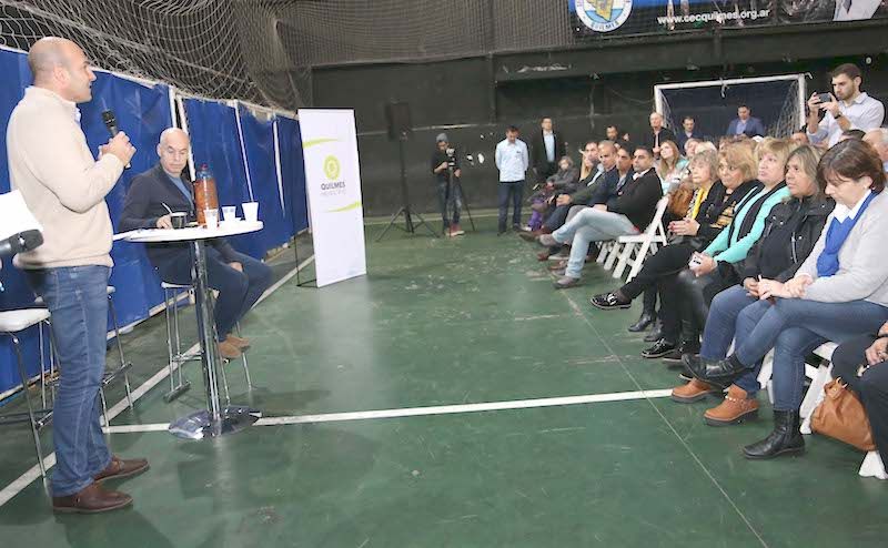 Molina junto a Rodriguez Larreta presentaron el SAME Quilmes
