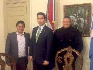 Funcionarios quilmeños se reunieron con el embajador del Paraguay en Argentina